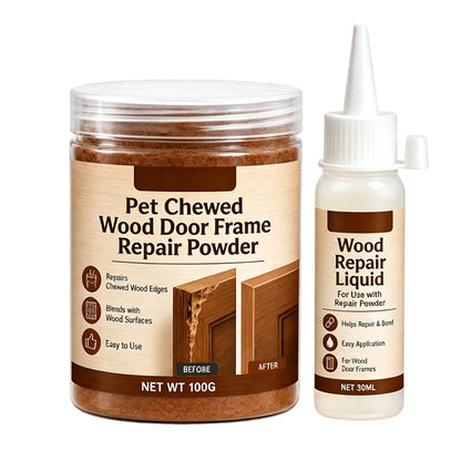 🔥Desconto de 50% no último dia!🔥Kit de Reparo para Moldura de Porta de Madeira Roída por Pets