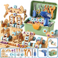 🥳2026 HOT SALE🥳💞50K+ SOLD! 🔧🧒 50% OFF! Children's Educational DIY Tool Kit – STEM building set with electric drill, 124+ pcs & storage box. Encourages creativity, logic & fine motor skills – perfect for little builders! 🛠️✨