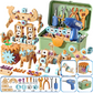 🥳2026 HOT SALE🥳💞50K+ SOLD! 🔧🧒 50% OFF! Children's Educational DIY Tool Kit – STEM building set with electric drill, 124+ pcs & storage box. Encourages creativity, logic & fine motor skills – perfect for little builders! 🛠️✨