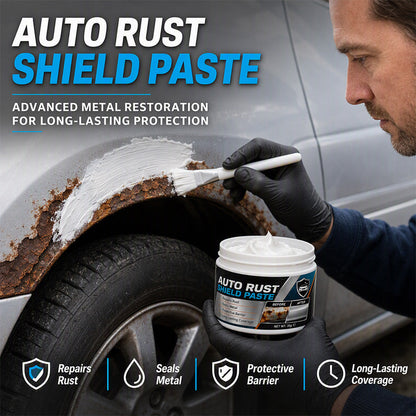 🚗50% DE DESCONTO AGORA! Pasta de Reparo de Ferrugem para Metal de Carro ‑ Creme de Restauração Anticorrosivo, Barreira Protetora de Longa Duração para Superfícies Metálicas de Carros