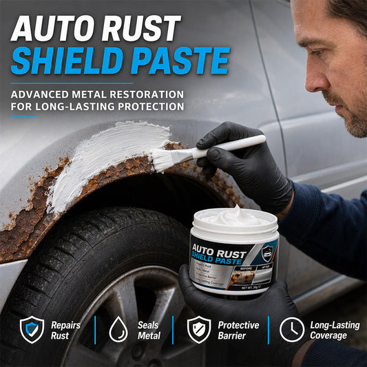 🚗50% DE DESCONTO AGORA! Pasta de Reparo de Ferrugem para Metal de Carro ‑ Creme de Restauração Anticorrosivo, Barreira Protetora de Longa Duração para Superfícies Metálicas de Carros