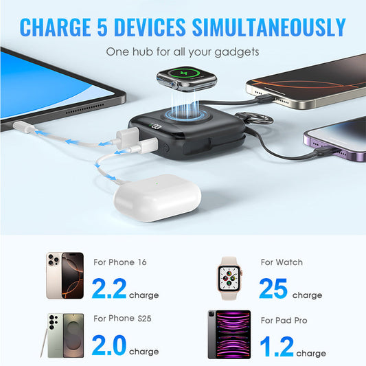 🔥Desconto de 50% no último dia!🔥Power Bank Portátil Magnético de Carregamento Rápido