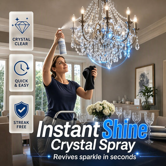 🔥Desconto de 50% no último dia!🔥Spray de Limpeza para Lustres de Cristal