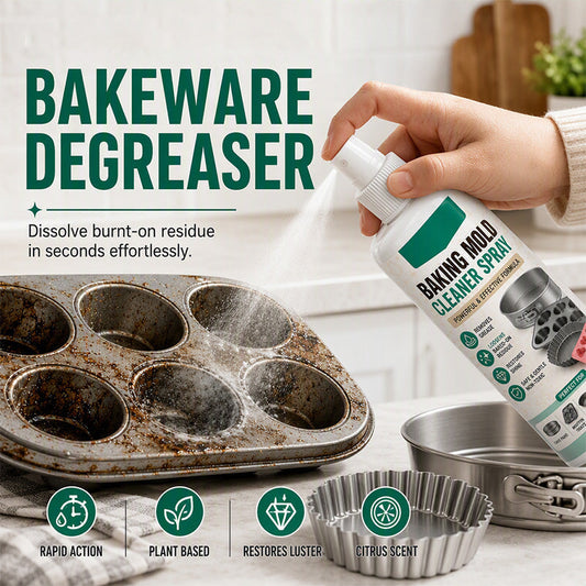 🧴 50% OFF! ✨ Spray Limpador para Formas e Assadeiras com Fórmula Suave – Remoção Fácil de Gordura, Menos Esforço e Não Abrasivo – Limpe Utensílios de Cozinha Sem Esforço 🍳