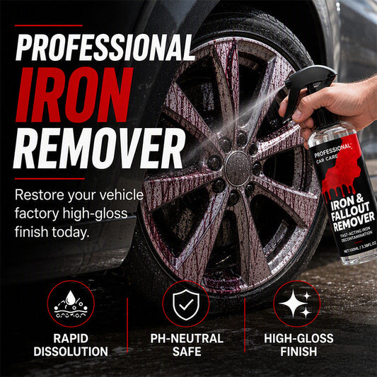 🚗50% DE DESCONTO AGORA! Spray Removedor de Ferrugem e Partículas de Ferro Automotivo – Descontaminante pH Neutro para Rodas e Pintura