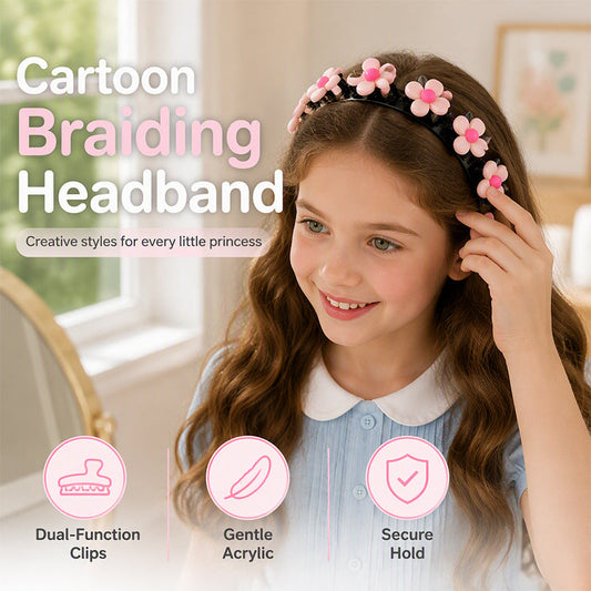 ⏳Compre 1 Leve 2⏰Faixa de Cabelo Cartoon Fofa para Meninas🎀🌺