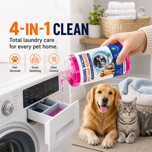 🔥Desconto de 50% no último dia!🔥Limpador Profundo de Máquina de Lavar para Remoção de Pelos de Pets
