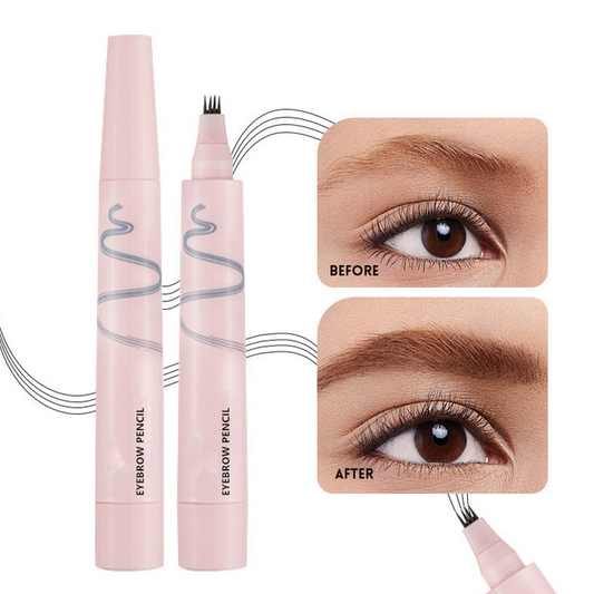 💄 Lápis de Sobrancelha com 4 Pontas – Sobrancelhas Naturais Fio a Fio