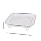 Grelha Empilhável 3 Camadas em Aço Inoxidável 304 para Air Fryer, Cesta de Grelha e Suporte para Torradas para Asas de Frango e Torradas, Suporte de Cozinha para Acessórios de Grelha Interna, Acessórios de Churrasco