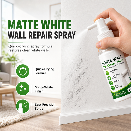 🔥Desconto de 50% no último dia!🔥Tinta Spray de Retoque para Parede Branca