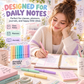 9 Colors Erasable Gel Pen Set