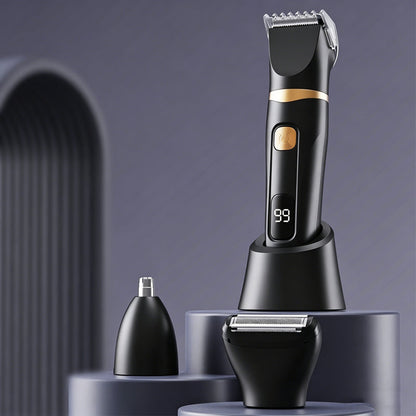 ✂️ Kit de Higiene Pessoal Elétrico 3 em 1 | Recarregável por USB