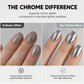 💅 50% DE DESCONTO! ✨ Esmalte Cromado Galaxy Sem Cabine – Efeito Espelhado Líquido, Secagem Rápida ao Ar e Pincel Anatômico – Resultado de Salão sem Lâmpada UV 💫