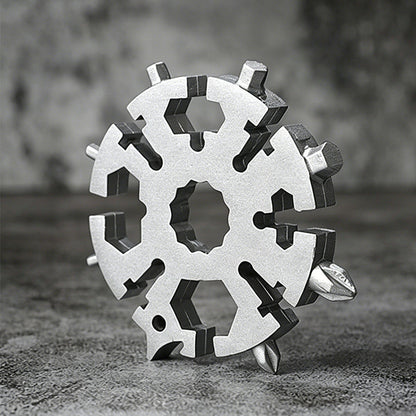 ⏳Limited-time 50% off⏰20-in-1 Pocket Snowflake Tool, Multi-functional Hand Tool For Daily Repairs🔧