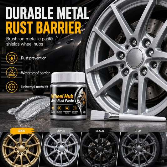 🔥Desconto de 50% no último dia!🔥Pasta Antiferrugem para Jantes de Automóvel em Metal