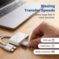 💾 Leitor de cartões de memória 5 em 1 | USB-C + 8 pinos