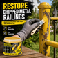 🟨 Metal Guardrail Paint Repair Paste | Brush Kit