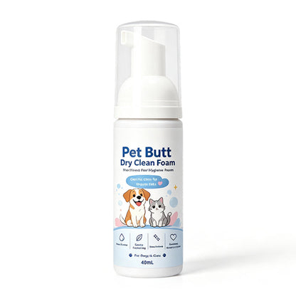 🔥Desconto de 50% no último dia!🔥Espuma de Limpeza a Seco sem Enxágue para Cães e Gatos