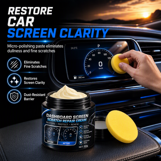 Creme de Reparo de Riscos para Painel e Console Central de Carro