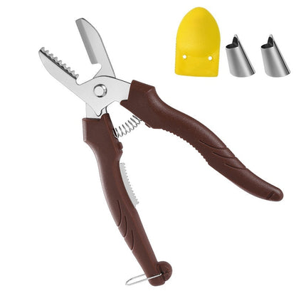 🌰 Compre 2 e ganhe 1！！！ ⚡ Tesoura para castanhas 2 em 1 – de lâmina dupla, que poupa trabalho e é segura ✨