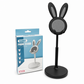 🐰📱Suporte de Mesa Fofo de Coelhinho para Celular | Base com Peso e Almofadas de Silicone Anti-Arranhões📏