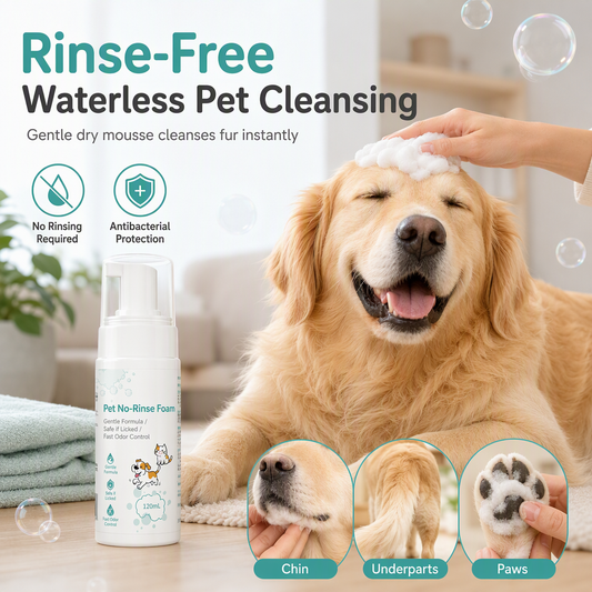 🐾 49% DE DESCONTO! ✨ Espuma de Limpeza a Seco para Animais de Estimação – Mousse Suave sem Enxágue, Fórmula com Extratos Botânicos e Limpeza Direcionada para Patas, Focinhos e Pelos – Higienização Rápida entre Banhos, Viagens e Inverno 🌿
