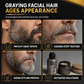 🧔 50% DE DESCONTO AGORA! Creme natural para pintar a barba de preto para homem – Creme suave à base de carvão vegetal para escurecer a barba, cobertura para cabelos grisalhos, fórmula nutritiva com pincel de aplicação para uso doméstico