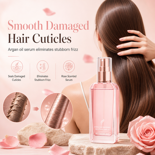 🔥Desconto de 50% no último dia!🔥Suavize instantaneamente o cabelo danificado! Spray de óleo capilar marroquino