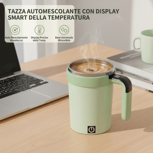 🔥Desconto de 50% no último dia!🔥Copo Misturador Automático com Display Inteligente de Temperatura