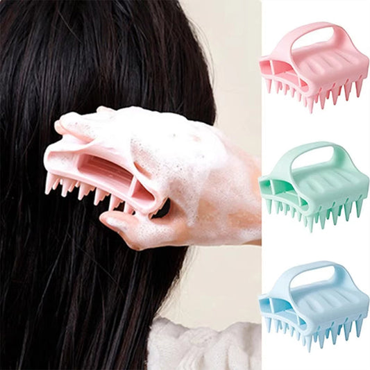 ⏳50% de Desconto por Tempo Limitado⏰Massageador de Couro Cabeludo em Silicone Macio🚿🪮