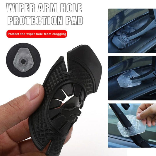 🚗 Protetor de Silicone para Orifício do Braço do Limpador de Para-brisa – Bloqueia Poeira, Folhas e Detritos