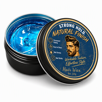 💈50% DE DESCONTO AGORA! Cera Pomada Modeladora Masculina com Aroma de Colônia 130g, Fixação Forte com Efeito Matte Fosco, Solúvel em Água e Longa Duração