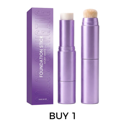 💄 Stick de base 2 em 1 que muda de cor | Stick de base em creme que se adapta ao tom da pele para uma maquilhagem impecável✨