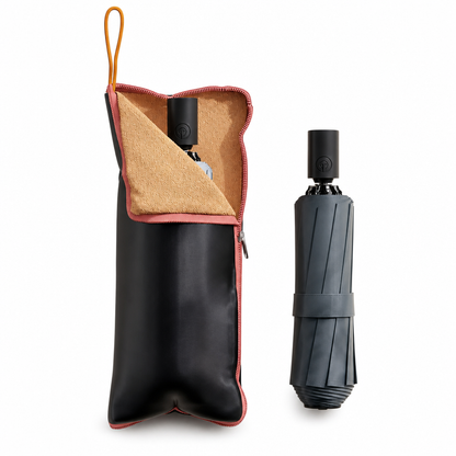 Saco de Armazenamento para Guarda-Chuva Dobrável, Impermeável e Altamente Absorvente, Capa Portátil para Guarda-Chuva com Cordão