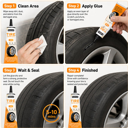 🚗 Tire Surface Crack & Scratch Repair Sealant – 25 ml