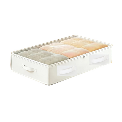 🔥Desconto de 50% no último dia!🔥Saco Organizador Dobrável para Debaixo da Cama com Tampa e Zíper