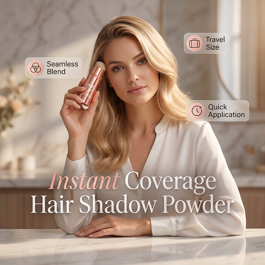 💐 Stick de poudre pour les cheveux à effet ombre instantané avec applicateur éponge 🌸