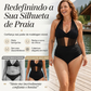 🏖️Biquíni de Cintura Alta com Controlo de Barriga e Top Halter