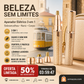 💆 DESCONTO LIMITADO DE 50%! Aparador elétrico recarregável 3 em 1 – Para sobrancelhas, pêlos do nariz e pêlos faciais, carregamento por USB