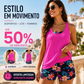 🏖️ÚLTIMO DIA DE PROMOÇÃO: 50% DE DESCONTO com BRINDE🎁🔥Conjunto de banho discreto Aqua Eve🩱Tankini de cobertura total + calções com bolsos | Proteção solar UPF 50+ ☀️🛡️ | Perfeito para dias de praia 🌊