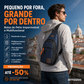🎒 DESCONTO DE 50% POR TEMPO LIMITADO! ✨ Mochila a tiracolo impermeável com vários bolsos – arrumação organizada, alça ajustável, entrada para auscultadores 🌧️