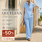 ⏳50% de desconto por tempo limitado⏰Conjunto de duas peças casual para mulher em cor lisa👚👖